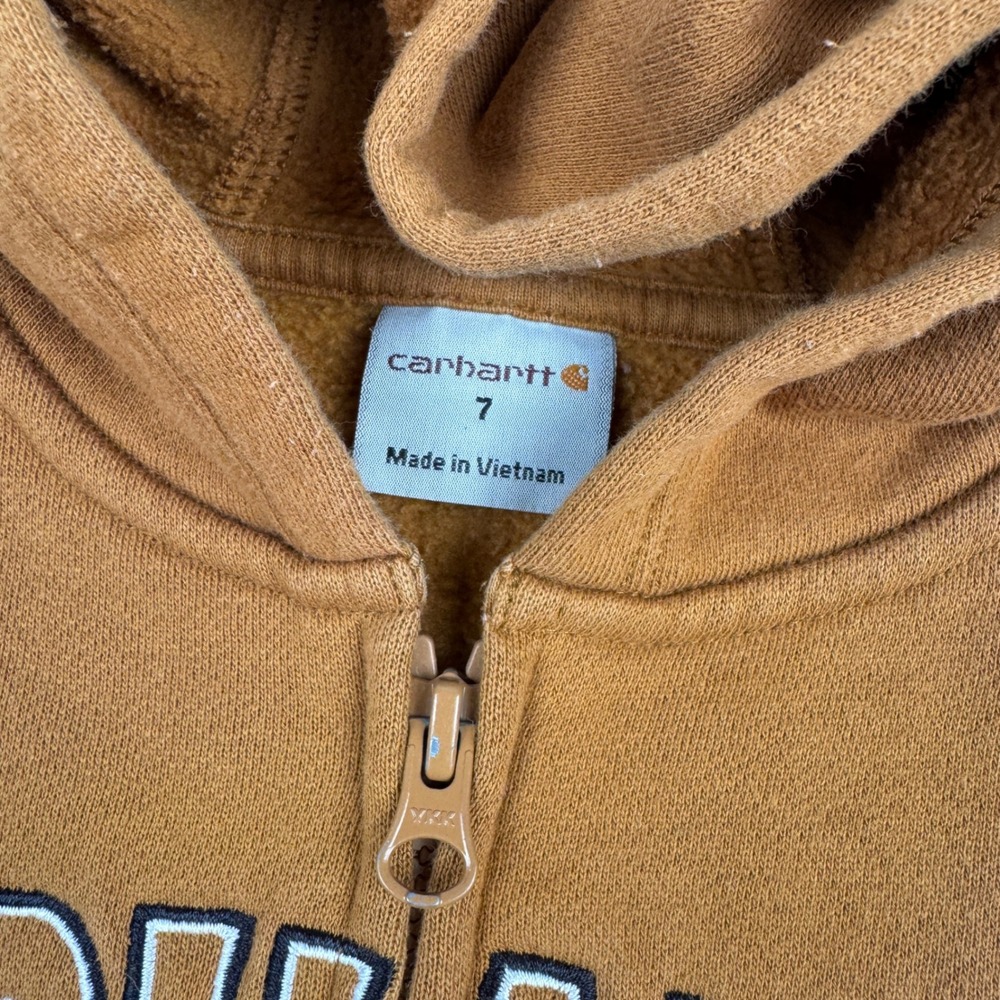 Carhartt Youth Boys 7 Full Zip Hooded Sweatshirt - Picture 2 of 4